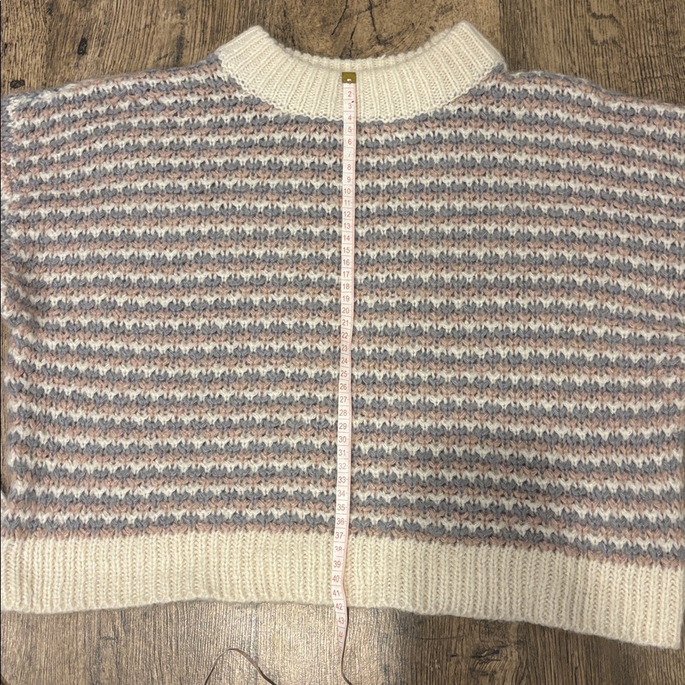 Topshop Multicolor Cowl Neck Sweater (S) - Picture 6 of 9